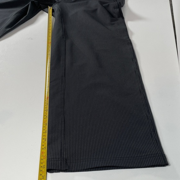 Lululemon Pinstripe Classic Fit Trousers Wet Dry Warm Men's Pants 36 - Picture 14 of 16